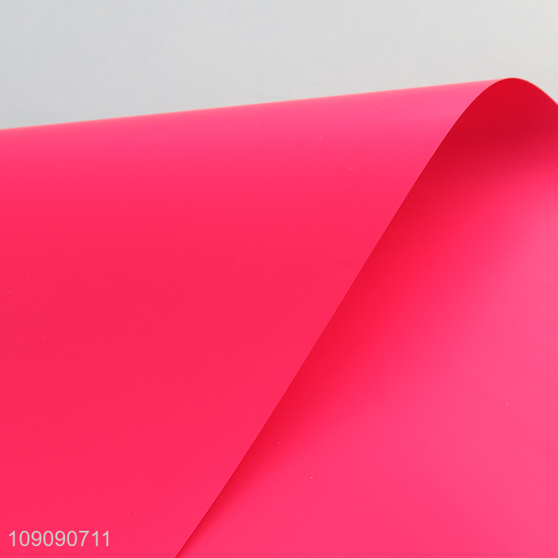 New Arrival 20 Pieces 35*50cm Solid Color Flower Bouquet Wrapping Paper Wholesale