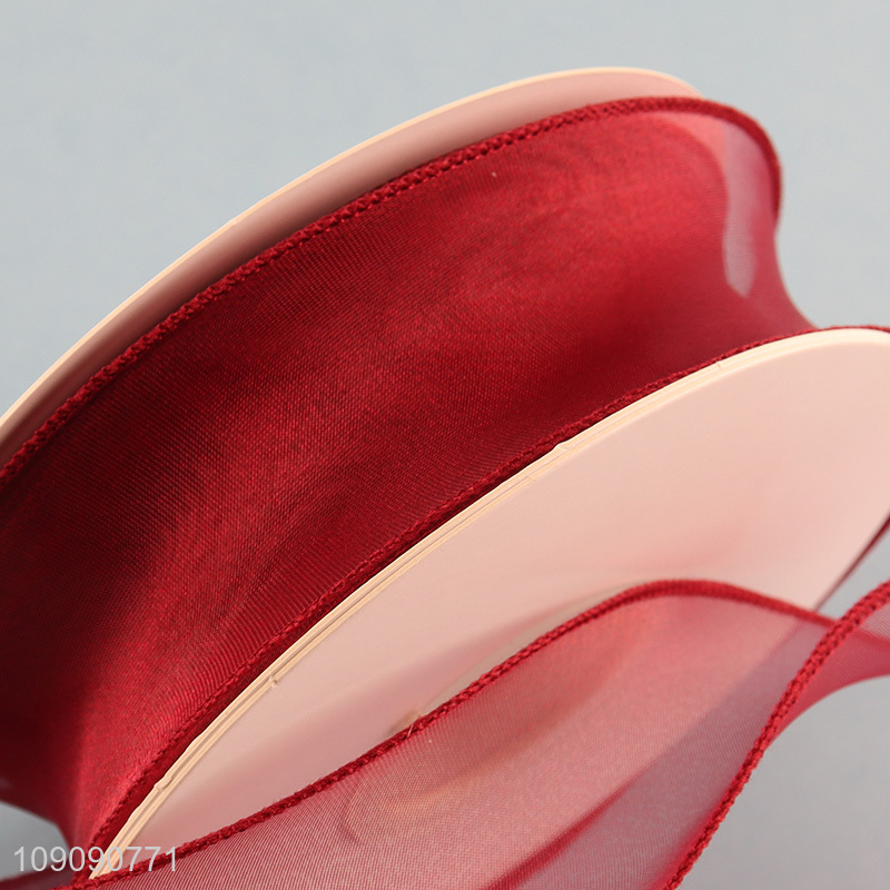 Online Wholesale 4cm*30 Yards Fish Tail Yarn for Flowers Bouquet Packaging Gift Wrapping