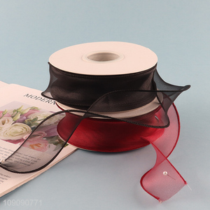 Online Wholesale 4cm*30 Yards Fish Tail Yarn for Flowers Bouquet Packaging Gift Wrapping