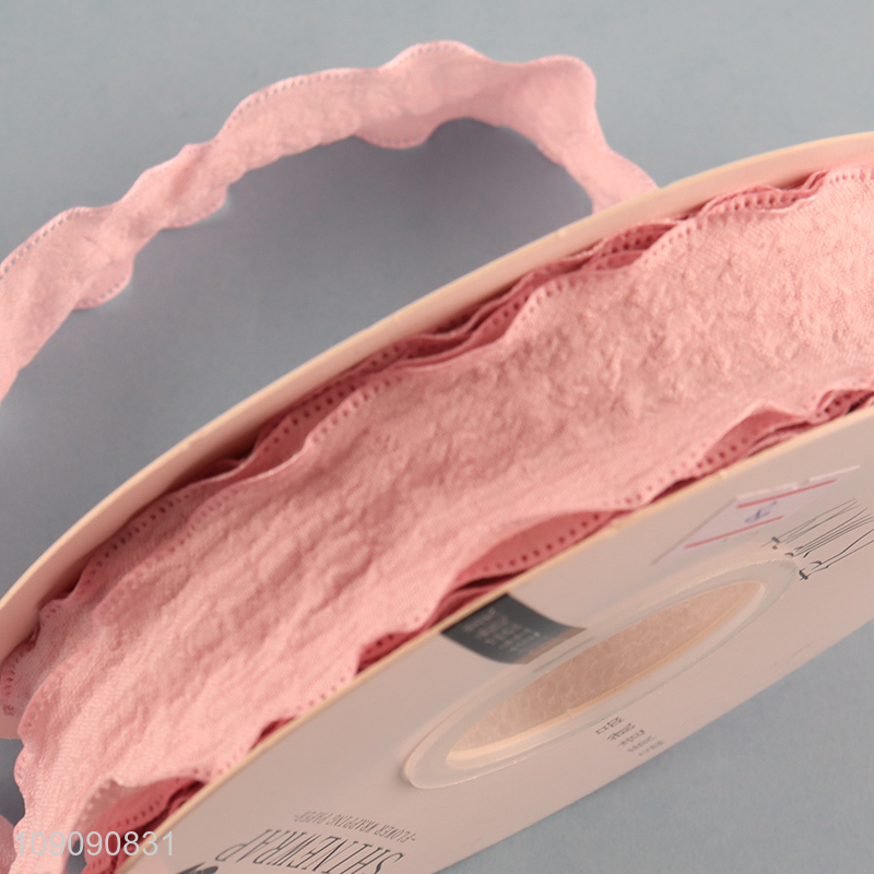 Wholesale 2.5cm*10 Yards Double-Faced Wrinkled Ribbon Bouquet Gift Wrapping Ribbon