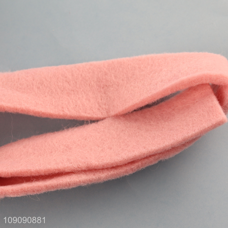 Hot Selling 4cm*2m Wool Felt Ribbon for Crafts, Christmas Tree Garlands Decor