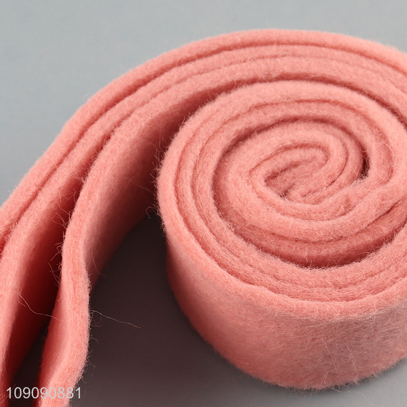 Hot Selling 4cm*2m Wool Felt Ribbon for Crafts, Christmas Tree Garlands Decor