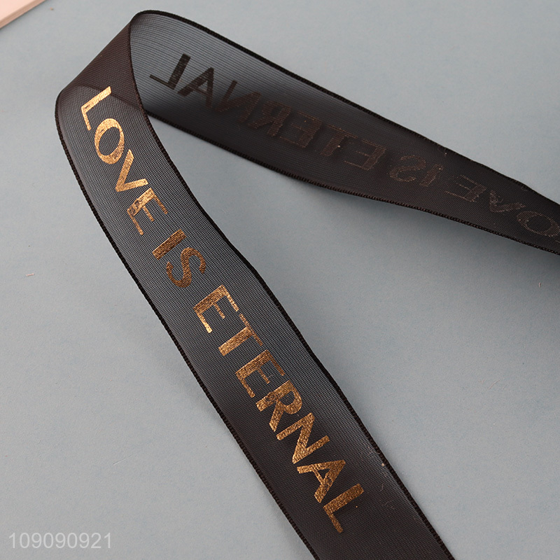 Hot Sale 2.5cm Snow Yarn Ribbon Sheer Ribbon for Flower Bouquet Gift Wrapping