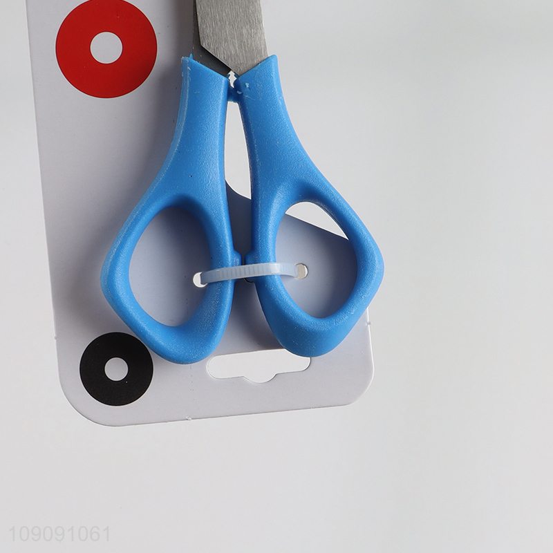 China supplier blue stainless steel office scissors paper scissors for sale