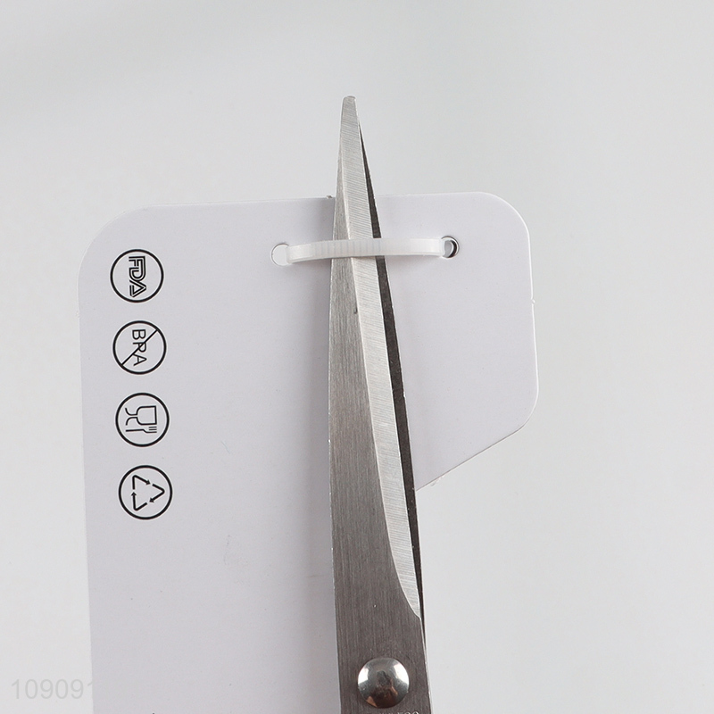 Factory supply black stainless steel household scissors multi-purpose scissors