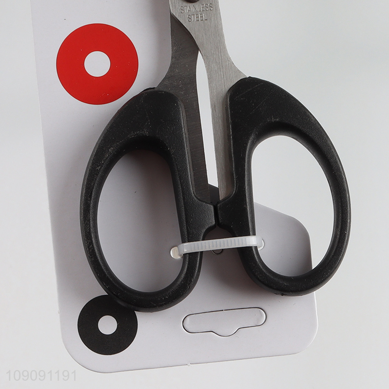 Factory supply black stainless steel household scissors multi-purpose scissors