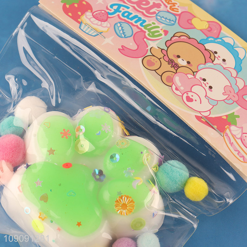Online Wholesale Cute Soft Squishy Toy Squeeze Toy Cat Paw Squishy Toy