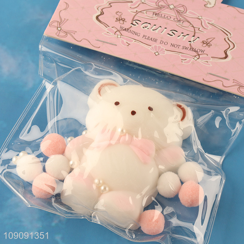 Wholesale Soft Squishy Toy Squeeze Fidget Toy Squishy Bear Party Favors