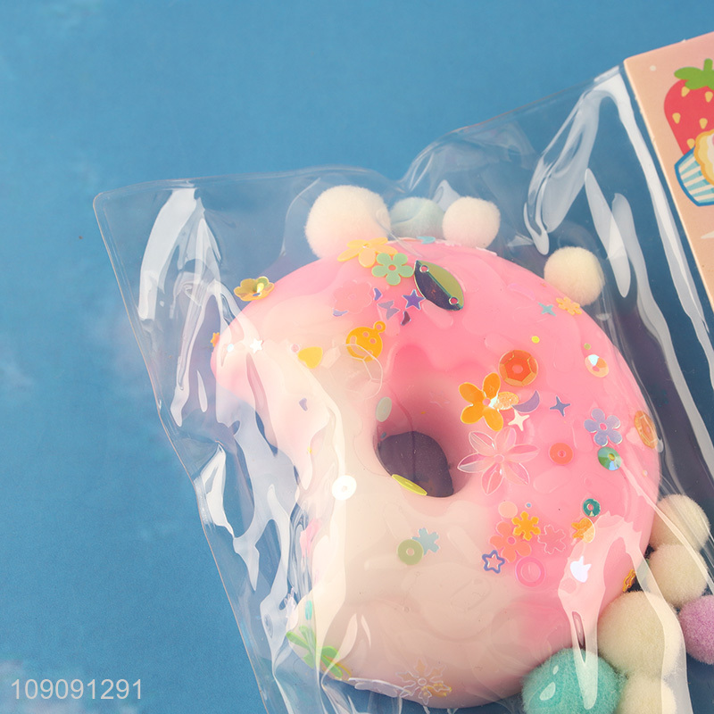 High Quality Soft Squeeze Squishy TPR Sensory Toy Squishy Donut