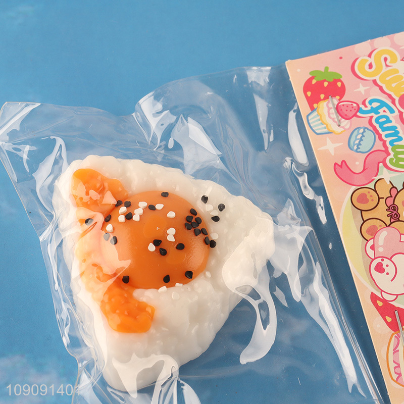 Good Quality Soft Squeeze Toy Anxiety Relief Toy Squishy Rice Roll