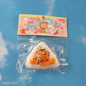 Good Quality Soft Squeeze Toy Anxiety Relief Toy Squishy Rice Roll