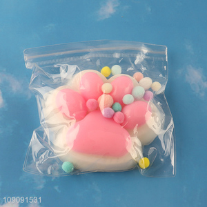 Hot Selling <em>Cat</em> Paw Squeeze <em>Toy</em> Kawaii Soft Squishy Stress Relief <em>Toy</em>
