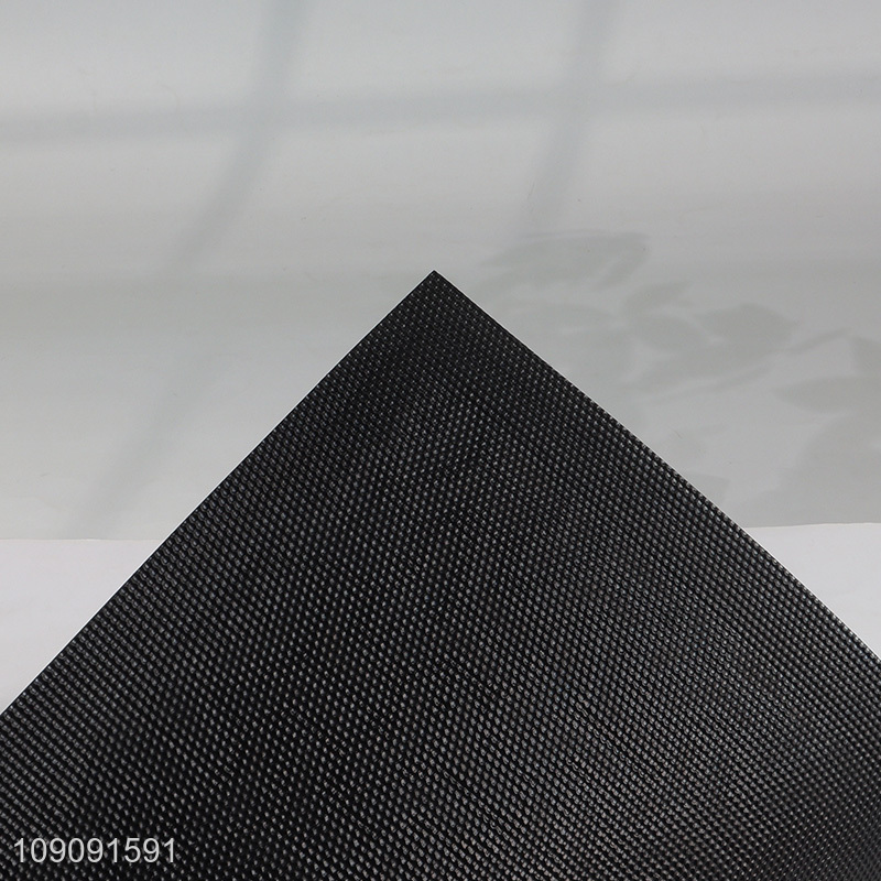 Yiwu market colorful rectangle anti-slip floor mat door mat for sale