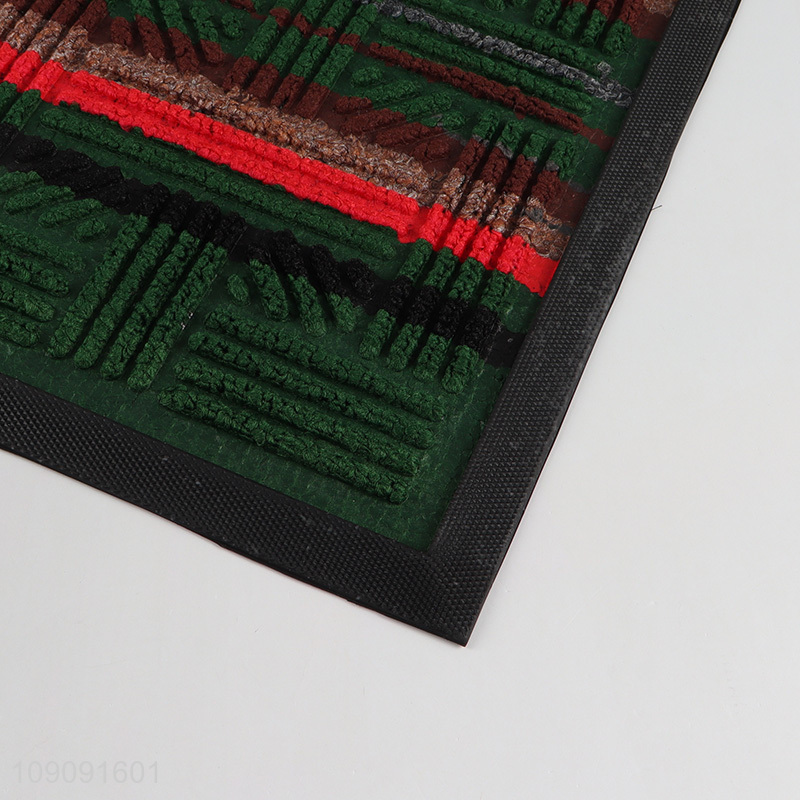 China factory rectangle anti-slip home hotel floor mat door mat