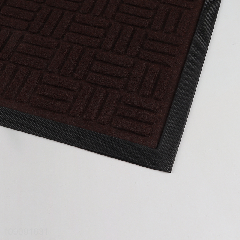 Yiwu market anti-slip rectangle floor mat door mat for home hotel