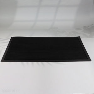 Top quality black rectangle anti-slip <em>floor</em> <em>mat</em> door <em>mat</em> for sale