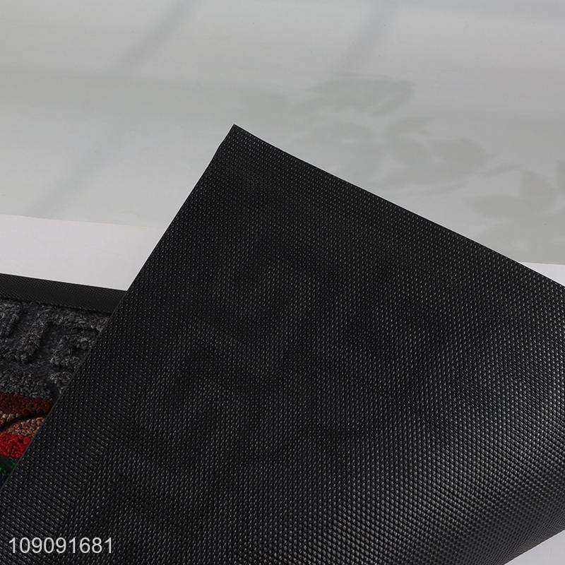 High quality rectangle anti-slip floor mat door mat for home hotel