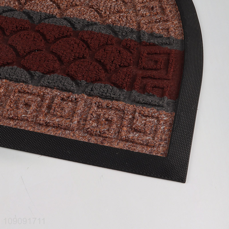 Low price semicircle non-slip home anti-slip floor mat door mat
