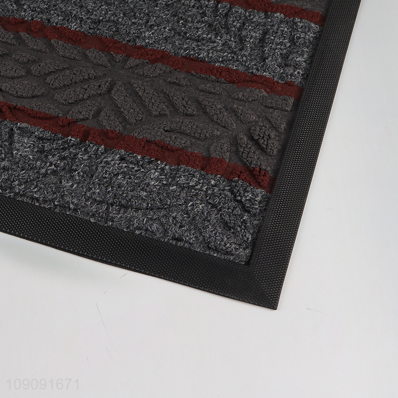 Best quality non-slip rectangle home hotel floor mat door mat for sale