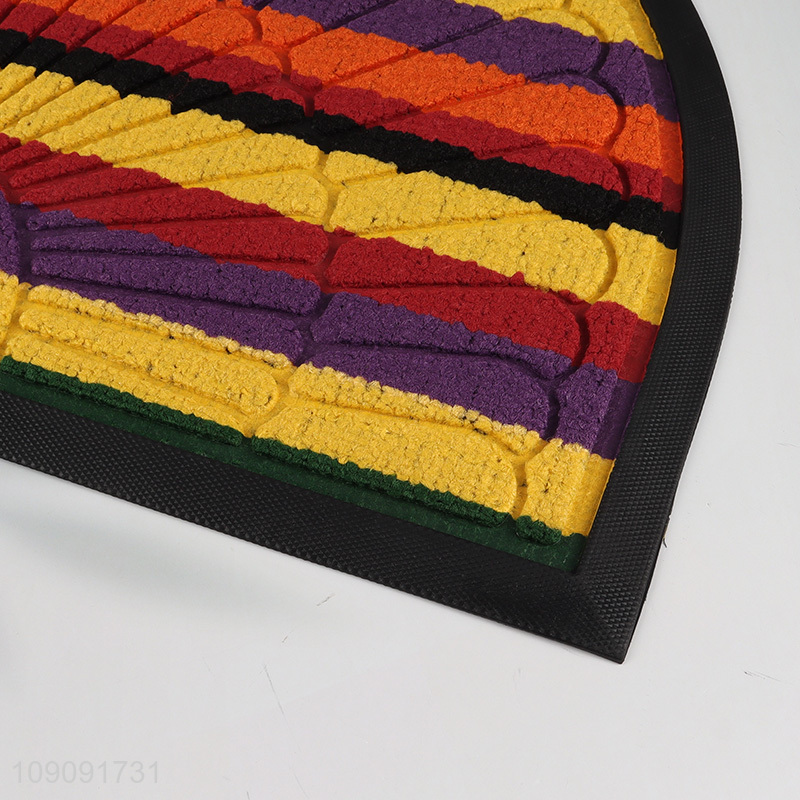 Onlnie wholesale colorful non-slip household floor mat door mat