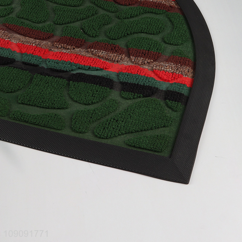 Top selling semicircle anti-slip floor mat door mat for household