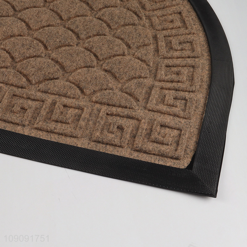 China supplier household semicircle floor mat door mat anti-slip mat