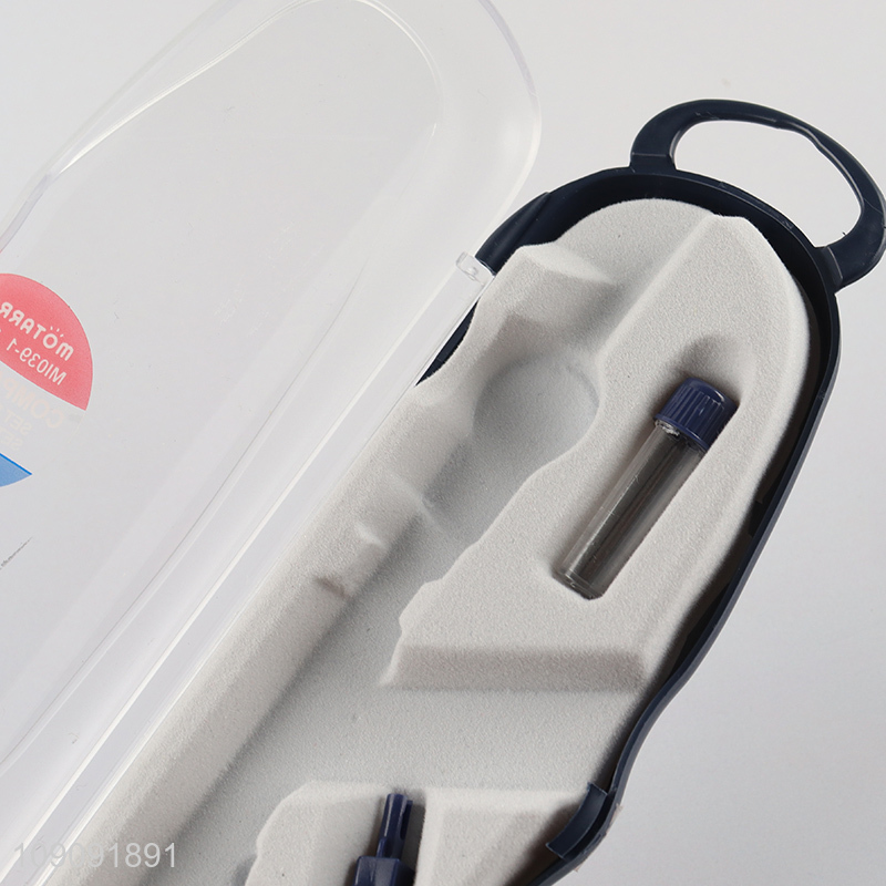 High Quality 3PCS Drawing Compass Set Student Geometry Math Set