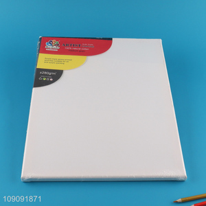 Factory Price 100% Cotton White Blank Canvas Boards for Painting