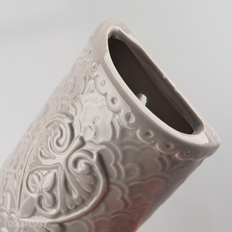 Hot Selling Wall Mounted Embossed Ceramic Humidifier for Bedroom