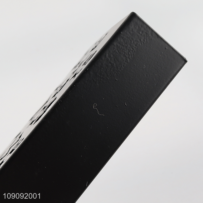 New Arrival Metal Tissue Holder Hollow Out Napkin Holder for Table