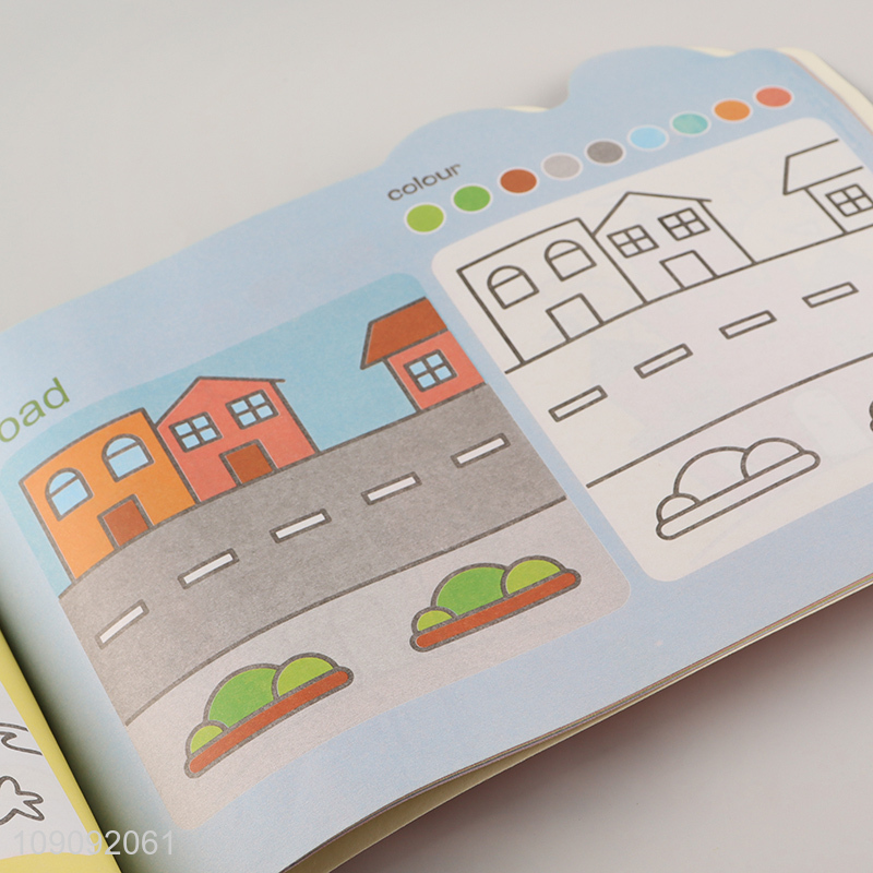 Factory Direct Sale A4 8Sheets Coloring Book for Kids Children