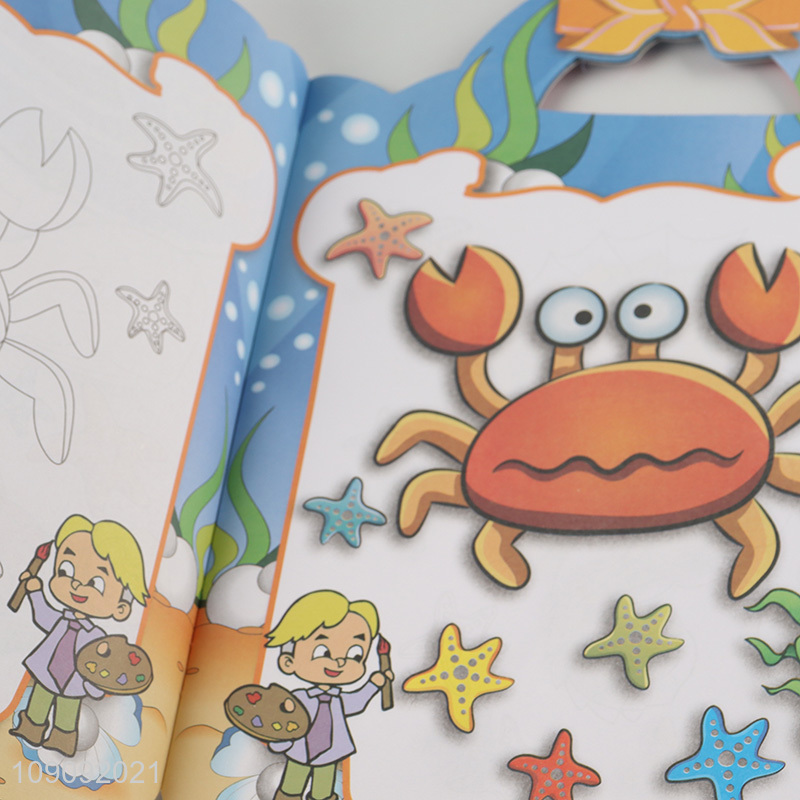 China Imports 16Pages Sea Creatures Coloring Book for Kids Children
