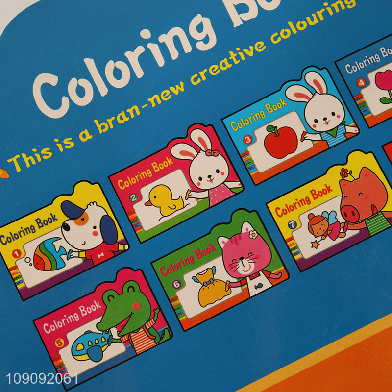 Factory Direct Sale A4 8Sheets Coloring Book for Kids Children