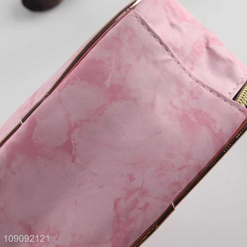 Factory Supply Women's Toiletry Bag Travel Makeup Bag with Handle