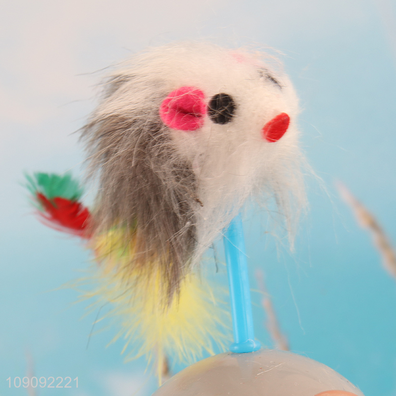 New Product Cat Mouse Toy Furry Tumbler for Indoor Cats Kittens
