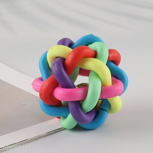 High Quality Interactive Pet <em>Toy</em> <em>Cat</em> Rainbow Ball <em>Toy</em> Dog Chew <em>Toy</em>