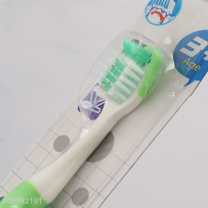 Good Quality Soft Bristles Kids Manual Toothbrush with Suction Base