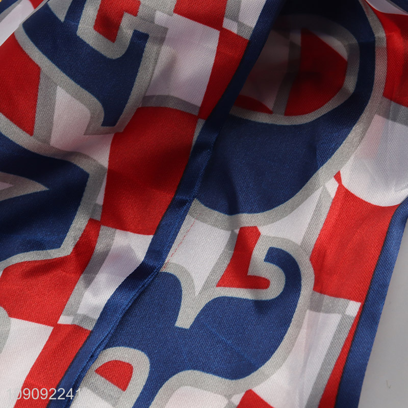 Online Wholesale Satin Scarf Knit Scarf Sports Football Soccer Scarf