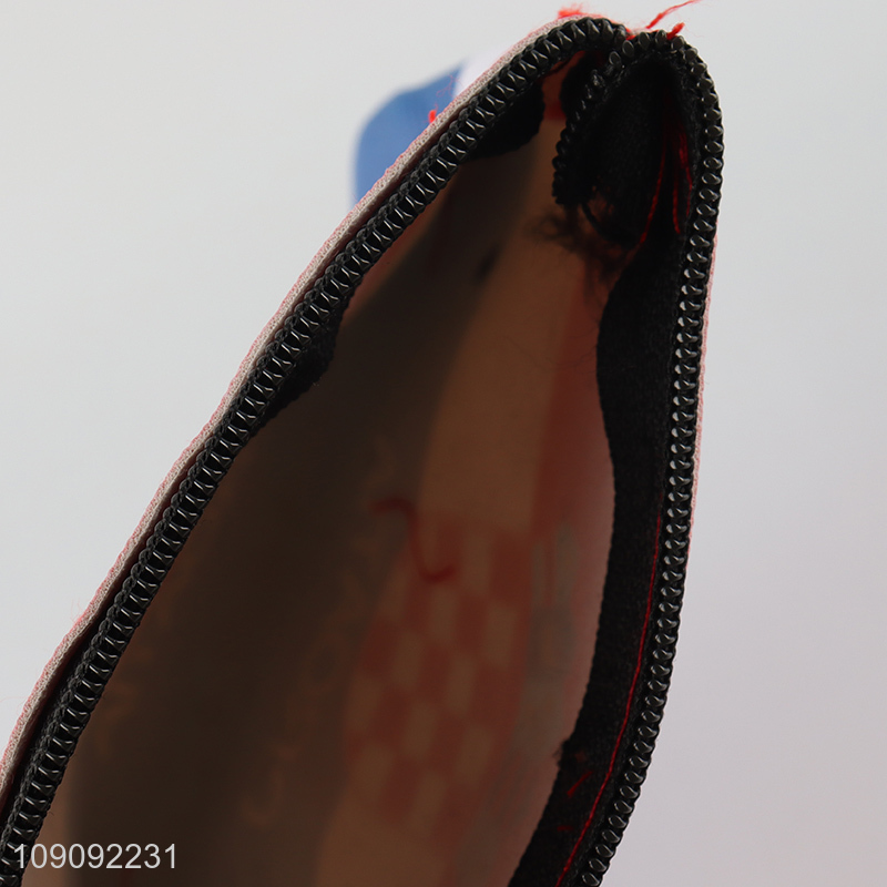 Factory Price Faxu Leather Coin Purse Waterproof Zippered Coin Wallet