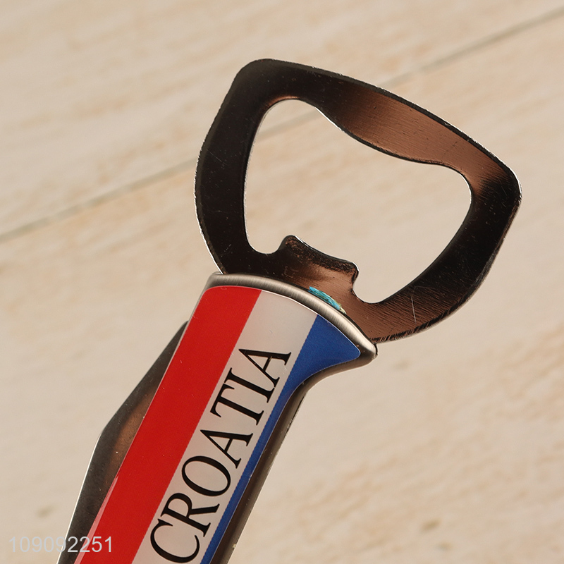 High Quality Multifunctional Croatia Bottle Opener with Keyring