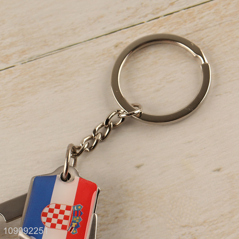 High Quality Multifunctional Croatia Bottle Opener with Keyring