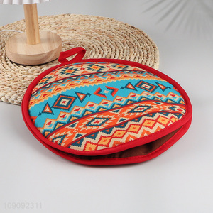 Yiwu market round heat-resistant pot pad hot pad for home kitchen