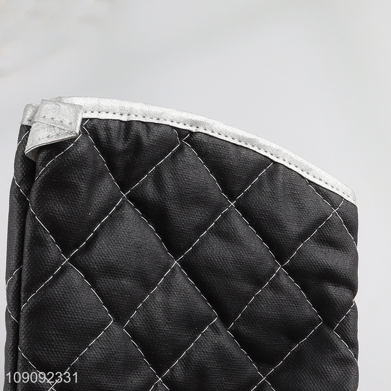 China supplier black home kitchen microwave oven mitts pot holder