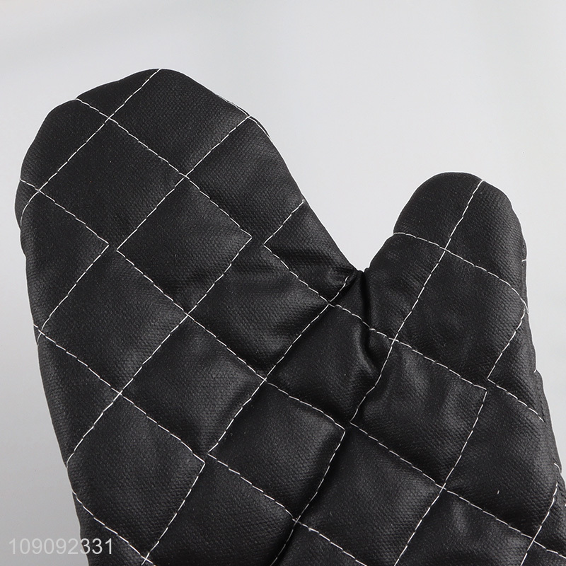 China supplier black home kitchen microwave oven mitts pot holder