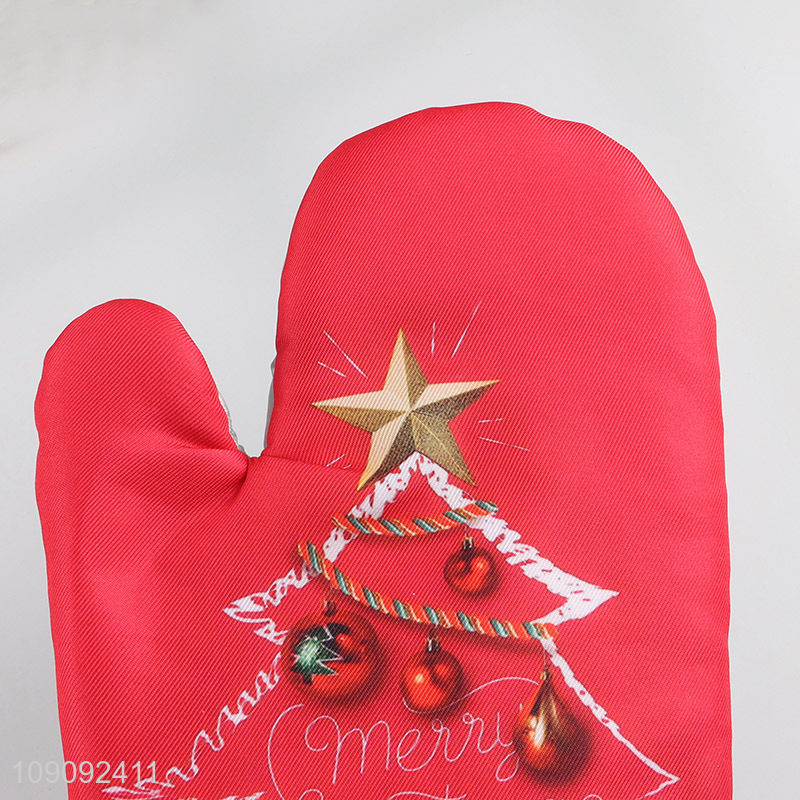 Top quality heat-resistant microwave oven mitts oven gloves heat pad set