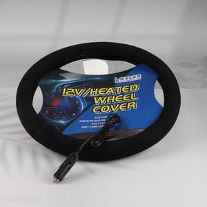 Yiwu market soft winter heat steering wheel cover car interior for sale