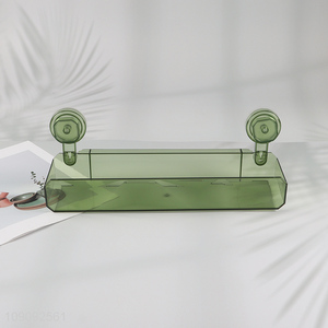 Hot selling household bathroom kitchen plastic wall-mounted storage rack