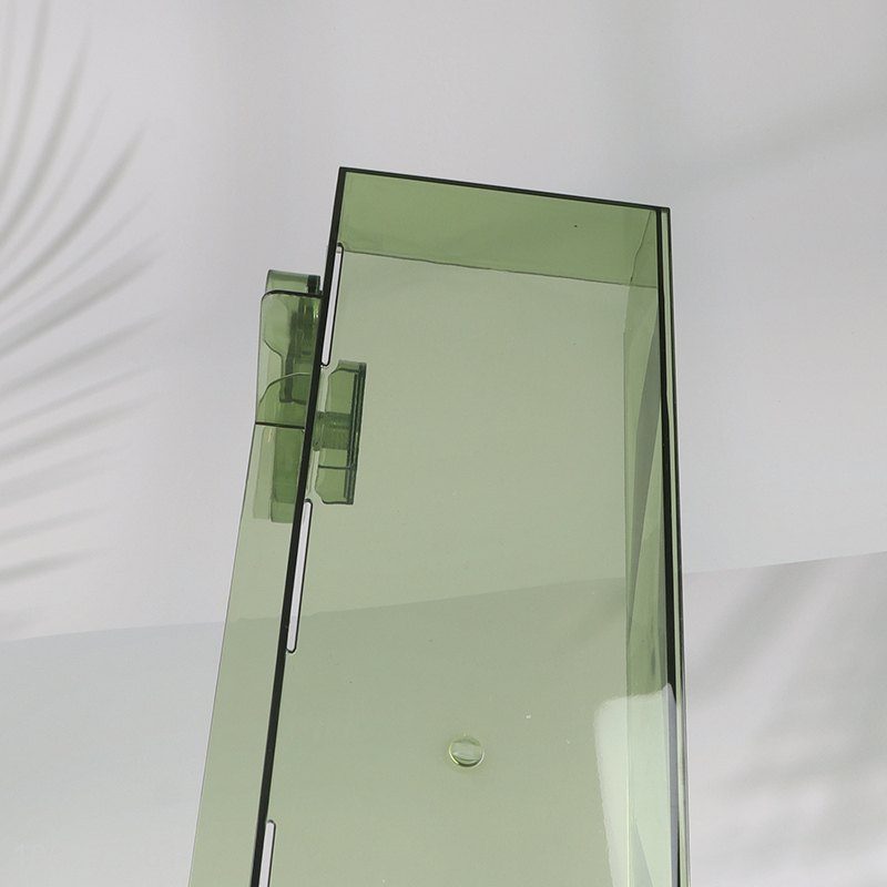 Hot selling household bathroom kitchen plastic wall-mounted storage rack