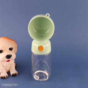 Hot Selling Portable Leak Proof Water Bottle with Bowl for Hiking