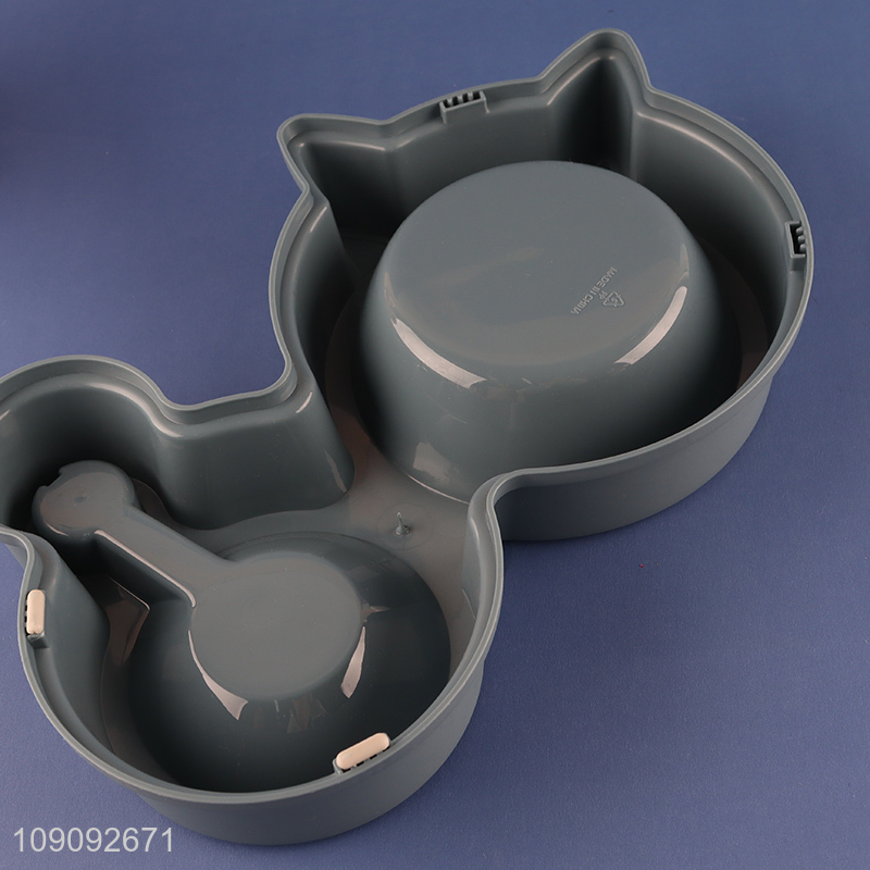 Factory Supply Automatic Pet Dog Cat Feeder with Water Dispenser